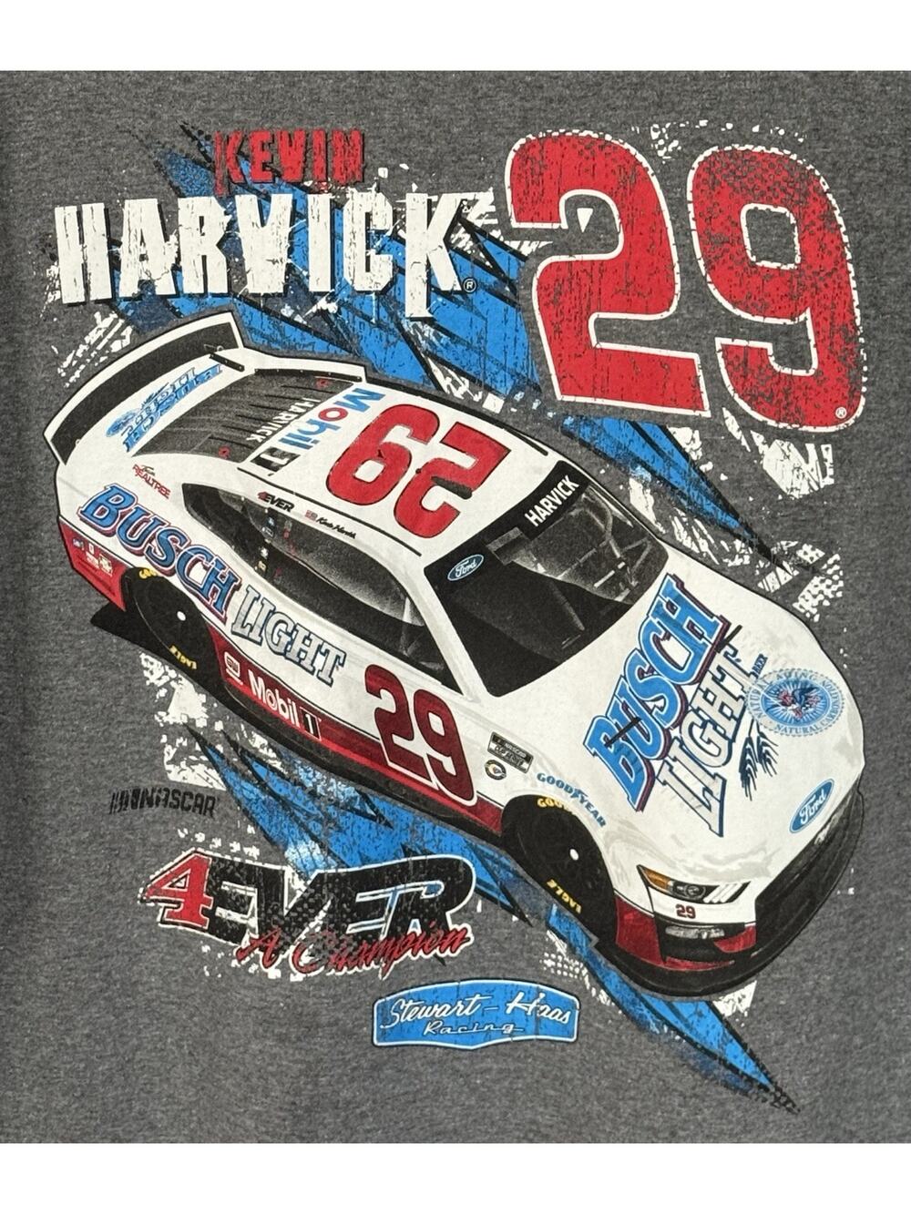 Kevin Harvick #29 Busch Light 4 EVER Throwback 3XL T-Shirt NASCAR